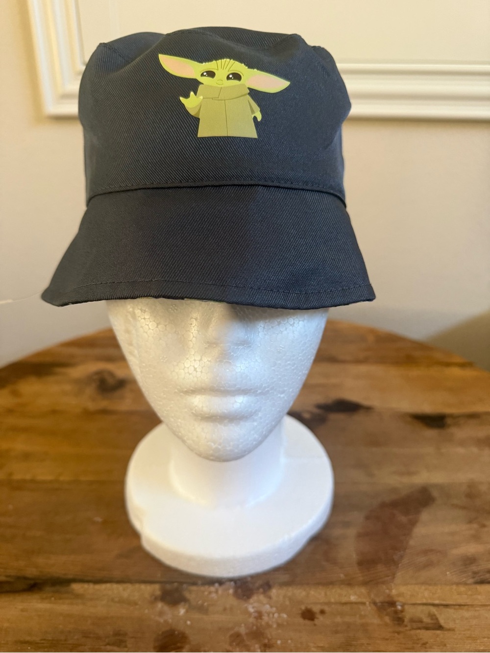 Star Wars Kids Bucket Hat in Grey with Baby Yoda Graphic
